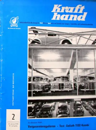 "Krafthand" Automobil-Zeitschrift 1958 (11130)