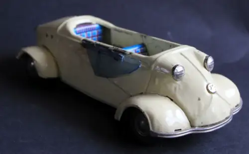 Bandai Messerschmitt KR 200 Kabinenroller 1958 Blechmodell mit Friktionsantrieb (7832)
