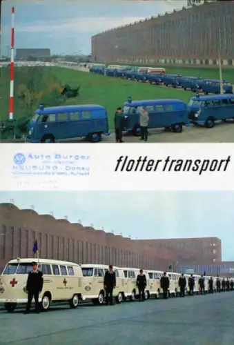 "Flotter Transport" Volkswagen Magazin 1963 (11132)