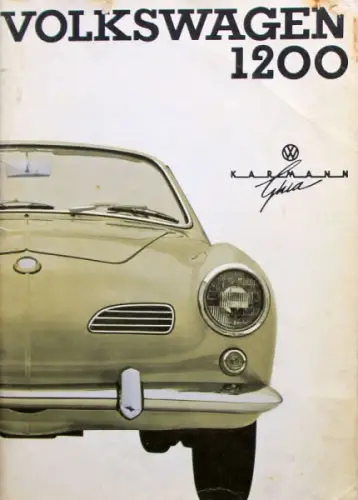 Volkswagen Karmann-Ghia 1200 Betriebsanleitung 1963 (11155)