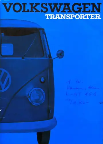 Volkswagen T1 Transporter 1963 Betriebsanleitung (11156)
