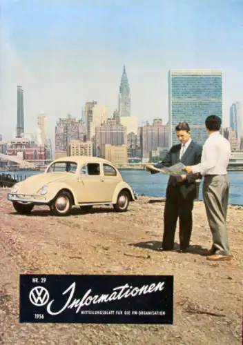 "Volkswagen Informationen" Mitteilungsblatt 1956 VW-Magazin (11185)
