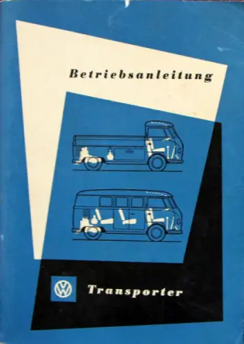 Volkswagen T1 Transporter 1957 Betriebsanleitung (11192)