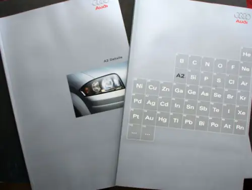 Audi A 2 Modellprogramm 2003 Automobilprospekt-Mappe (11208)