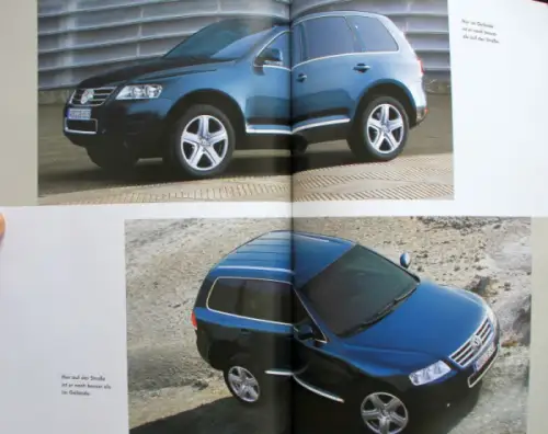 Volkswagen Touareg Modellprogramm 2003 Automobilprospekt (11209)