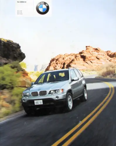 BMW X 5 Modellprogramm 2001 Automobilprospekt (11213)