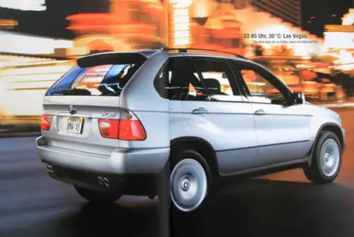 BMW X 5 Modellprogramm 2001 Automobilprospekt (11213)