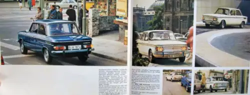 NSU 1200 Automatik Modellprogramm 1969 Automobilprospekt (11214)