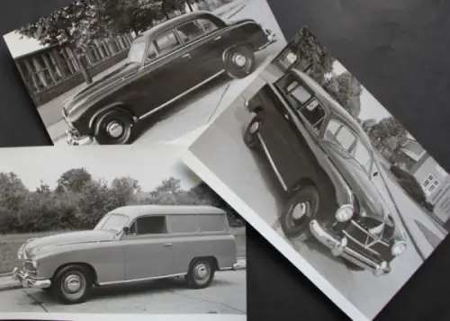 Borgward Hansa 1800 Kombi 1954 drei Werksfotos (11218)