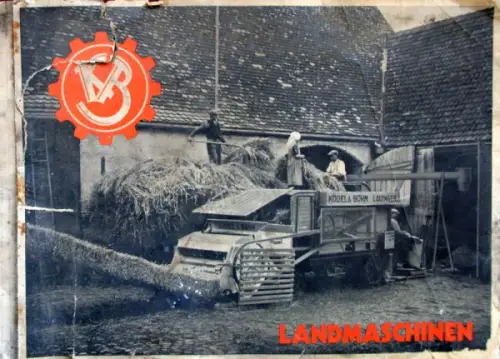 Ködel & Böhm Landmaschinen Modellprogramm 1938 Landwirtschaftskatalog (11224)