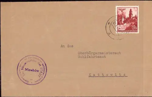 E 524 Generalgouvernement Dienstsiegel Bürgermeister Miechów
