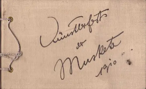 E 1681GG Heft Karikaturen Wiener Künstler vom Künstlerfest Zeitschrift Muskete