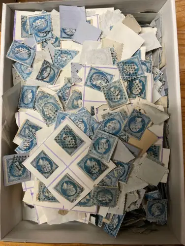 E 1767GG 1 Kiste Frankreich Kiloware nur Ceres und Napoleon ca. 70gr. 