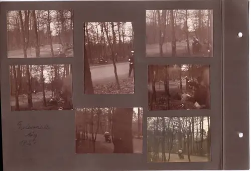 E 1564G Eilenriederennen 1927. 10 kleinformatige Fotos, Hannover, Motorrad 