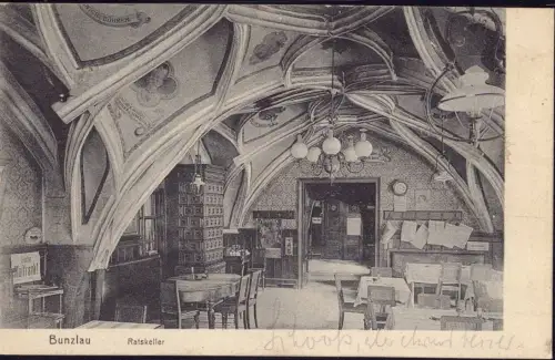 E 1711 Schlesien Ortsansicht Bunzlau Bolesławiec 