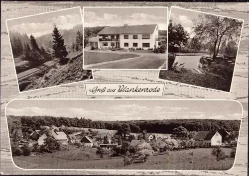 E 1725 Ortsansicht Blankerode Eggegebirge