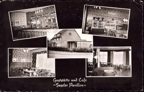 E 921 Gaststätte Ansichtskarte Ortsansicht Hamburg  Sasel Wandseck