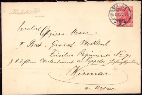 E 341, Privatganzsache Henkell, nMainz, Sekt, Wein