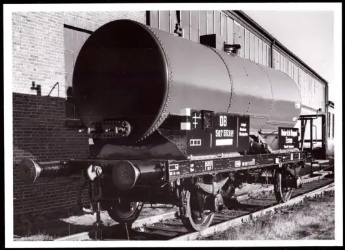 E 963 Foto 18x13cm Eisenbahn Wagon Tank Firma Heinrich Ruppel Essen Rüttenscheid