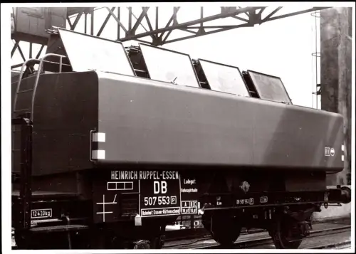 E 965 Foto 18x13cm Eisenbahn Wagon Tank Firma Heinrich Ruppel Essen Rüttenscheid