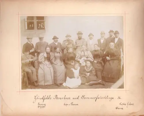 E 1576G Glindfeld OT Medebach, Werl, Jagd, 4 große Fotos aus Album 