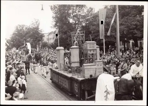 E 972 Hamburg 1936 Foto 18x13 Weltkongress Propaganda Umzug Bergau Essen Ruhr 