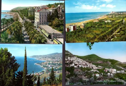 E 1730 Lido di Jesolo Venezia 13 Ansichtskarten + 2 Documente, Italien