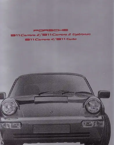 E 1593GG Porsche 911, 5 schöne original Prospekte und Preislisten ca. 1970