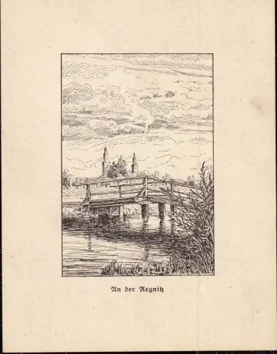 E 106, Erlangen, Federzeichnung von Leonie Schmidt Herrling,