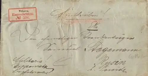 Polen Nur Hauptgebiet  Brief