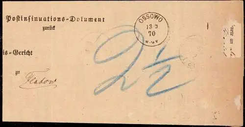 Norddeutscher Bund 1870 Brief