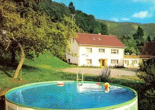 [Echtfotokarte farbig] O-0048, Ansicht Gasthaus Schwarzwaldstüble in Sehringen Badenweiler. 