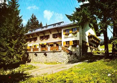 [Echtfotokarte farbig] O-0053, Ansicht Polizeiheim in Spitzingsee. 