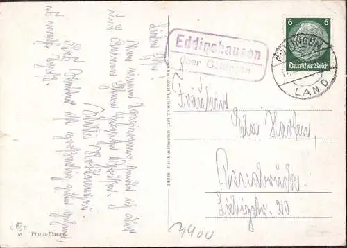 O-0133, Göttingen Heimatbeleg von der Posthilfsstelle Eddigehausen