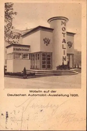 600501 | Motalin Haus der Deutschen Gasolin AG auf der Automobil Ausstellung 1926  | Ludwigshafen (W - 6700), Berlin