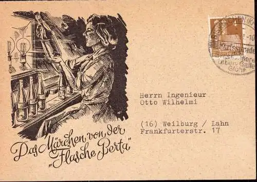 600517 | Werbung, Das Märchen von der Flasche Berta, Glas, Mineralwasser, Biskirchen, Karlssprudel | Leun (W 6337)