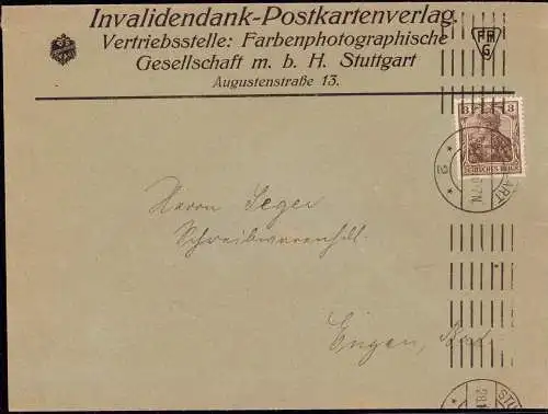 600543 | Ansichtskarte, Invalidendank Postkartenverlag, Farbenphotgraphische Gesellschaft, Farbfoto | Stuttgart (W 7000)