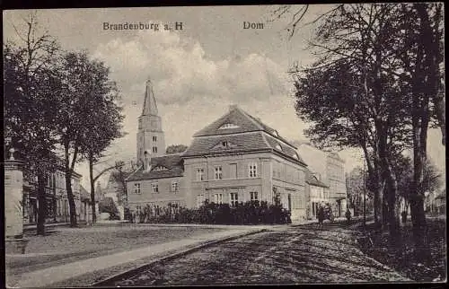 600551 | Ansichtskarte, Ortsansicht  | Brandenburg (O - 1800), -,