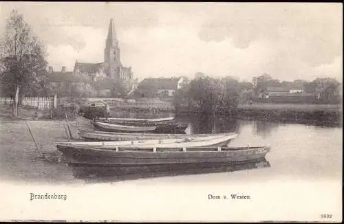 600552 | Ansichtskarte, Ortsansicht  | Brandenburg (O - 1800), -,