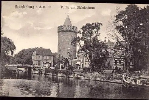 600554 | Ansichtskarte, Ortsansicht  | Brandenburg (O - 1800), -,