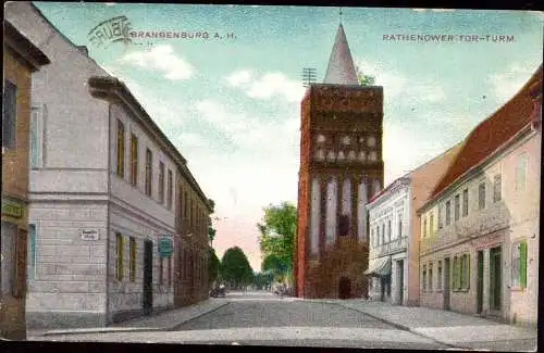 600557 | Ansichtskarte, Ortsansicht  | Brandenburg (O - 1800), -,