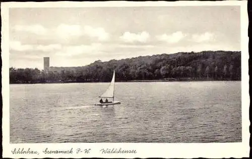 600559 | Ansichtskarte, Ortsansicht Człuchów, Westpreussen | Schlochau (Kreis Schlochau Pommern)