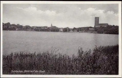 600560 | Ansichtskarte, Ortsansicht Człuchów, Westpreussen  | Schlochau (Kreis Schlochau Pommern), -,