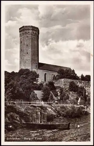 600563 | Ansichtskarte, Ortsansicht Człuchów, Westpreussen  | Schlochau (Kreis Schlochau Pommern), -,