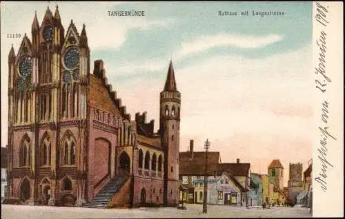 600571 | Ansichtskarte, Ortsansicht  | Tangermünde (O - 3504), -,