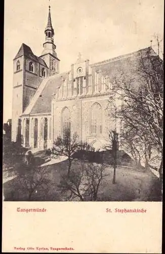 600573 | Ansichtskarte, Ortsansicht  | Tangermünde (O - 3504), -,