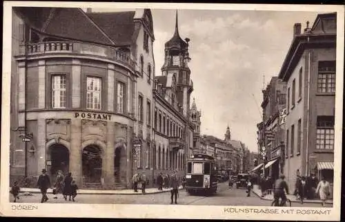 600576 | Ansichtskarte, Ortsansicht  | Düren (W - 5160), -,