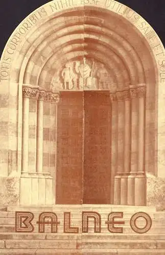 600610 | Pharmazie, Prospekt der Balneo GmbH für Salztabletten, Badesalze usw.  | Bad Reichenhall (W - 8230), -,