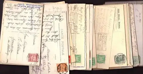 600637 | Korrespondenz, über 55 Karten an den Kunstmaler Herrmann Hellbusch Mitgl. Malkasten | Großenkneten, Düsseldorf