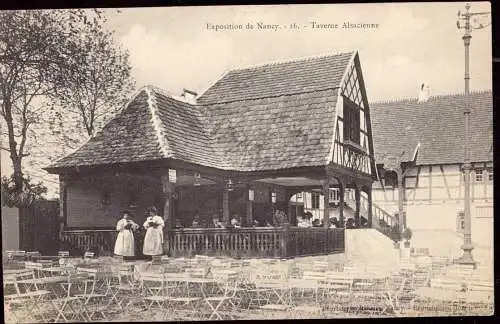 600657 | Taverne Alsacienne, carte de Exposition de  | Nancy;Meurthe-et-Moselle (F 54000 Frankreich), -,